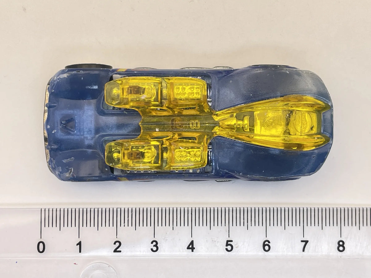 WHAT-4-2, Hot Wheels 2004, Resoraki, Die cast, Niebieski Przeźroczysty 1:64 – zdjęcie 6