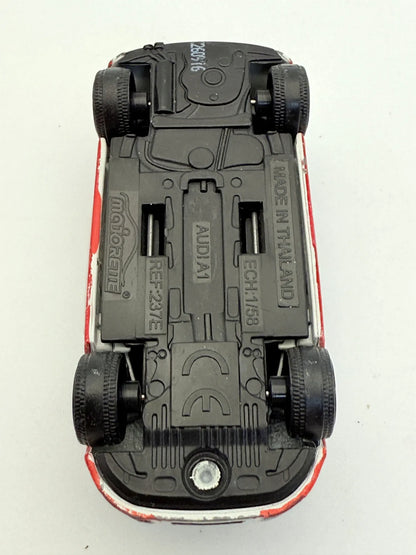 Audi A1 Majorette Biały 1:58 – zdjęcie 6