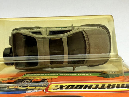 LAND ROVER FREELANDER Straż pożarna Matchbox 1998 Srebrny 1:64 Canyon Park – zdjęcie 6