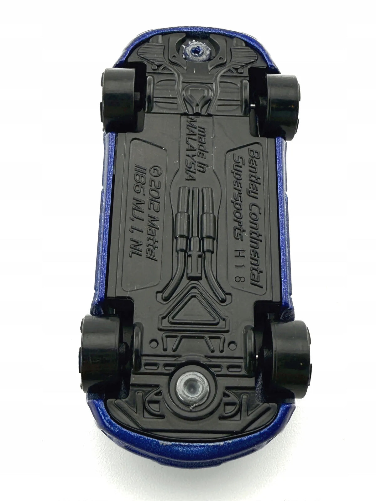 Bentley Continental Supersports Hot Wheels 2012 Niebieski 1:64 – zdjęcie 6