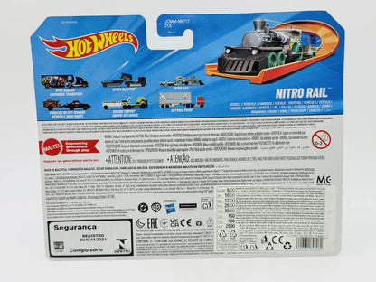 Nitro Rail Hot Wheels 1:64 Lokomotywa Blister Szary – zdjęcie 6