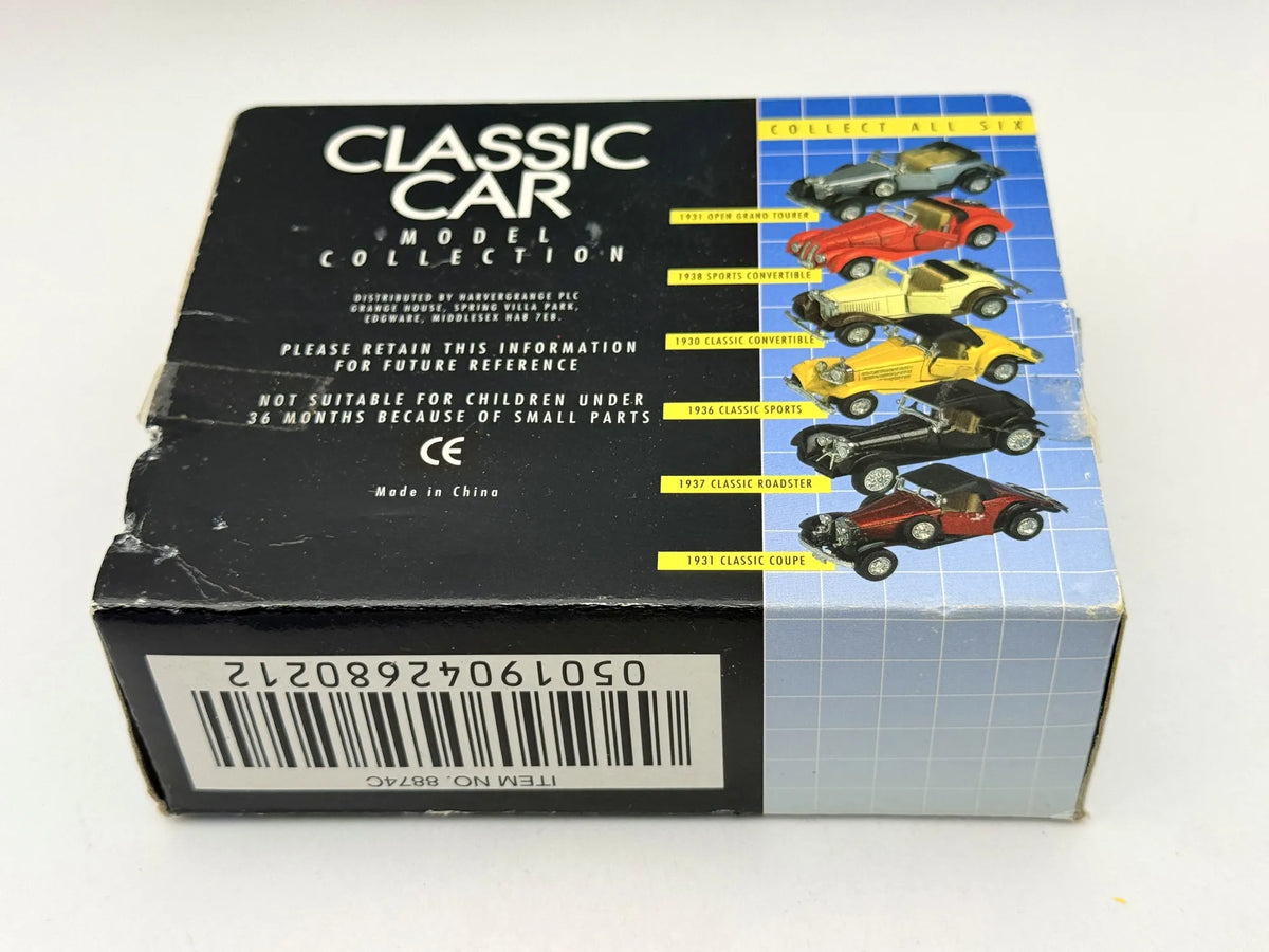 1938 Sports Convertible Classic Car Model Collection 1990 Czerwony 1:43 – zdjęcie 6