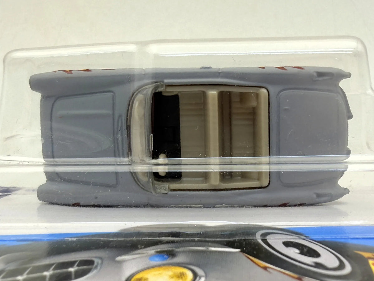 1956 Corvette HW Screen Time Hot Wheels 2021 Srebrny 1:64 – zdjęcie 6
