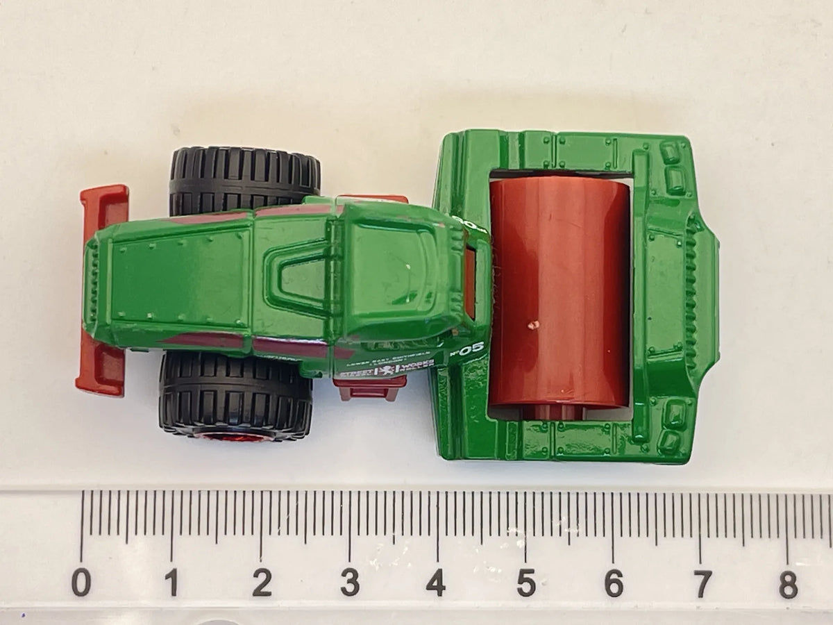 ROAD ROLLER, Matchbox 2021, Resoraki, Die cast, Zielony 1:64 – zdjęcie 6