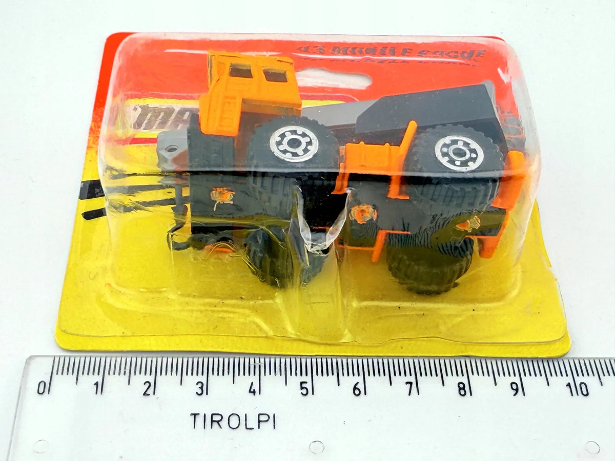 MOBILE CRANE, Matchbox, Resoraki, Die cast 42, Pomarańczowy,, 1:100 – zdjęcie 6