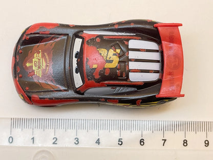Zygzak McQueen, Auta Disney Pixar, Resoraki, Die cast V3615, Czerwony, 1:55 – zdjęcie 6