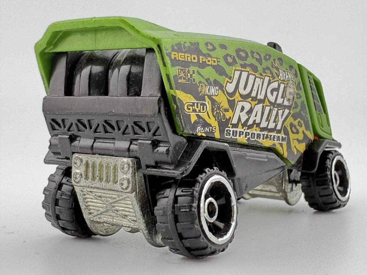 AERO POD, Jungle Rally, Hot Wheels 2014, Die cast LCB00060, Zielony, 1:64 – zdjęcie 6