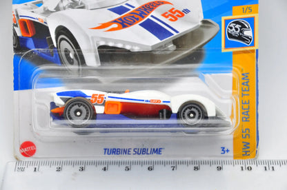 Hw 55 Race Team Mainline Hot Wheels 2023 Biały 1:64 – zdjęcie 6