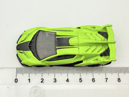 LAMBORGHINI VENENO, Hot Wheels 2013, Die cast J53, Zielony, 1:64, Resoraki – zdjęcie 6