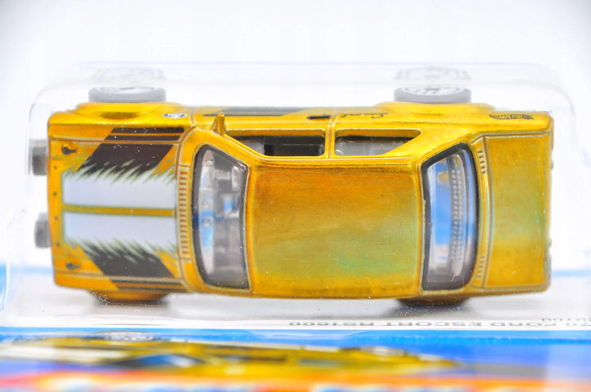'70 FORD ESCORT RS1600, Hot Wheels 2024, Die cast JBY60 HDG52, Złoty, 1:64 – zdjęcie 6