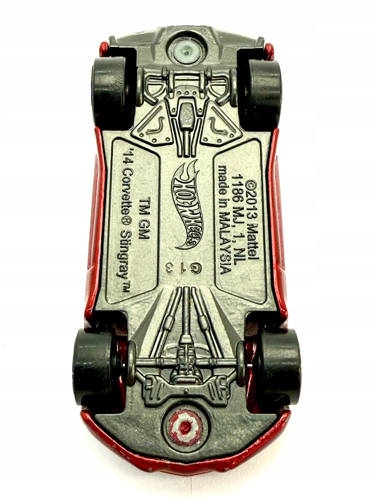 '14 Corvette Stingray Hot Wheels 2013 Czerwony 1:64 – zdjęcie 6