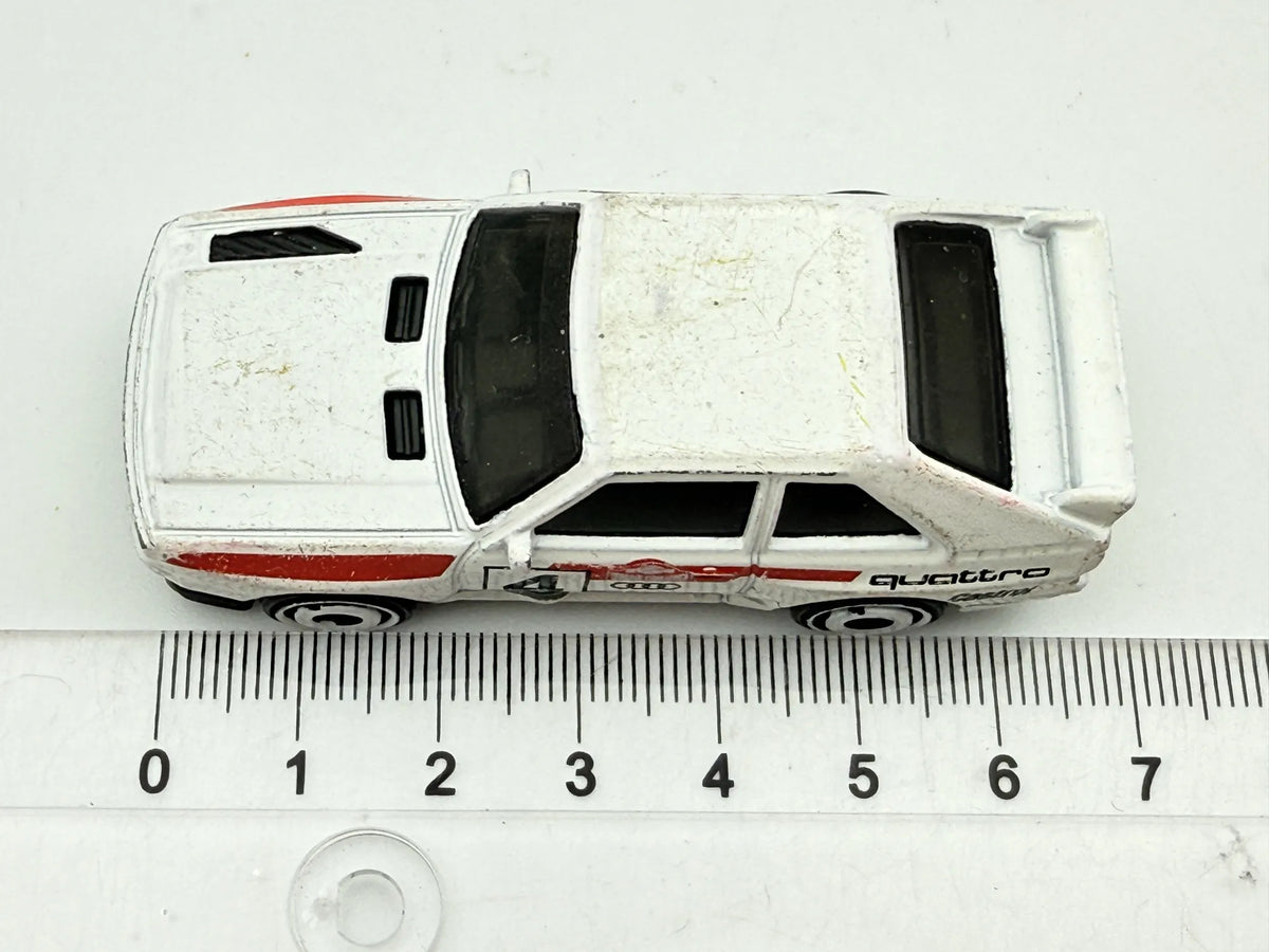 1984 AUDI SPORT QUATTRO, Hot Wheels 2018 Die cast FWG04 Biały 1:64 Resoraki – zdjęcie 6