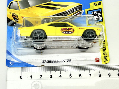 '67 CHEVELLE SS 396, Hot Wheels 2021, Die cast GTC34M521, Żółty, 1:64 – zdjęcie 6