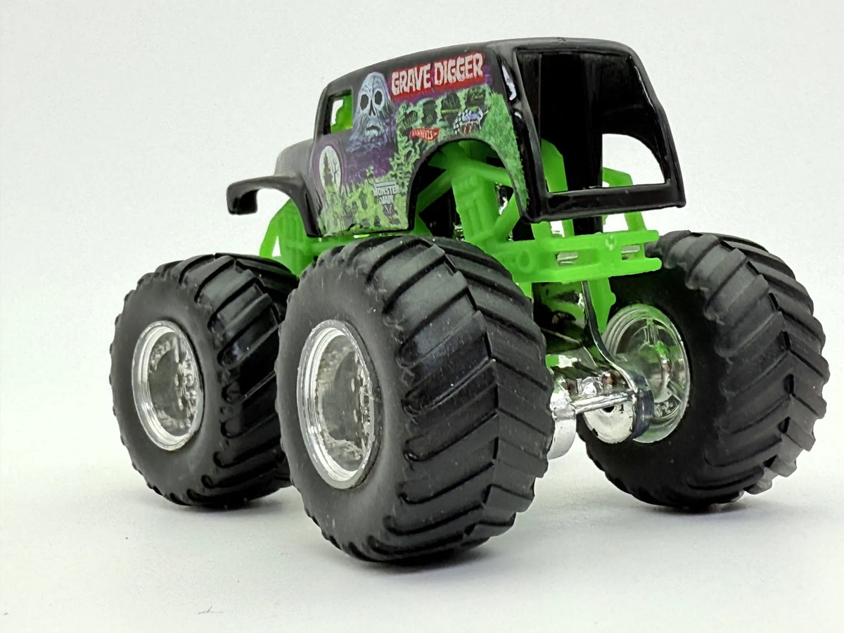 Grave Digger Hot Wheels Czarny 1:64 – zdjęcie 6