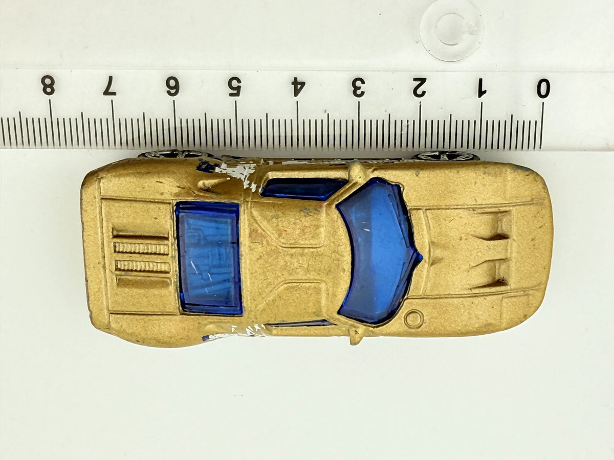 2005 FORD GT, Matchbox 2004, Die cast MB671, Złoty, 1:64, Resoraki – zdjęcie 6