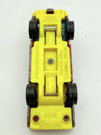 Simon Snorkel Fire Engine Corgi Czerwony 1:64 Made in Wielka Brytania – zdjęcie 6