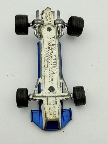 SURTEES T.S.9 F1, Corgi, Made in Gt. Britain, Die cast 154, Niebieski, 1:36 – zdjęcie 6