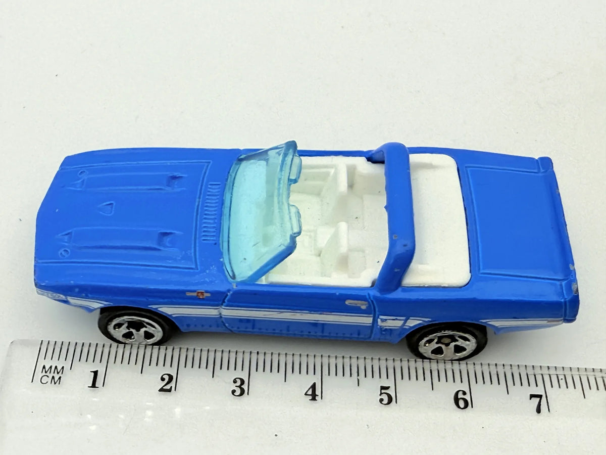 69 Shelby Gt-500 Hot Wheels Niebieski 1:64 – zdjęcie 6