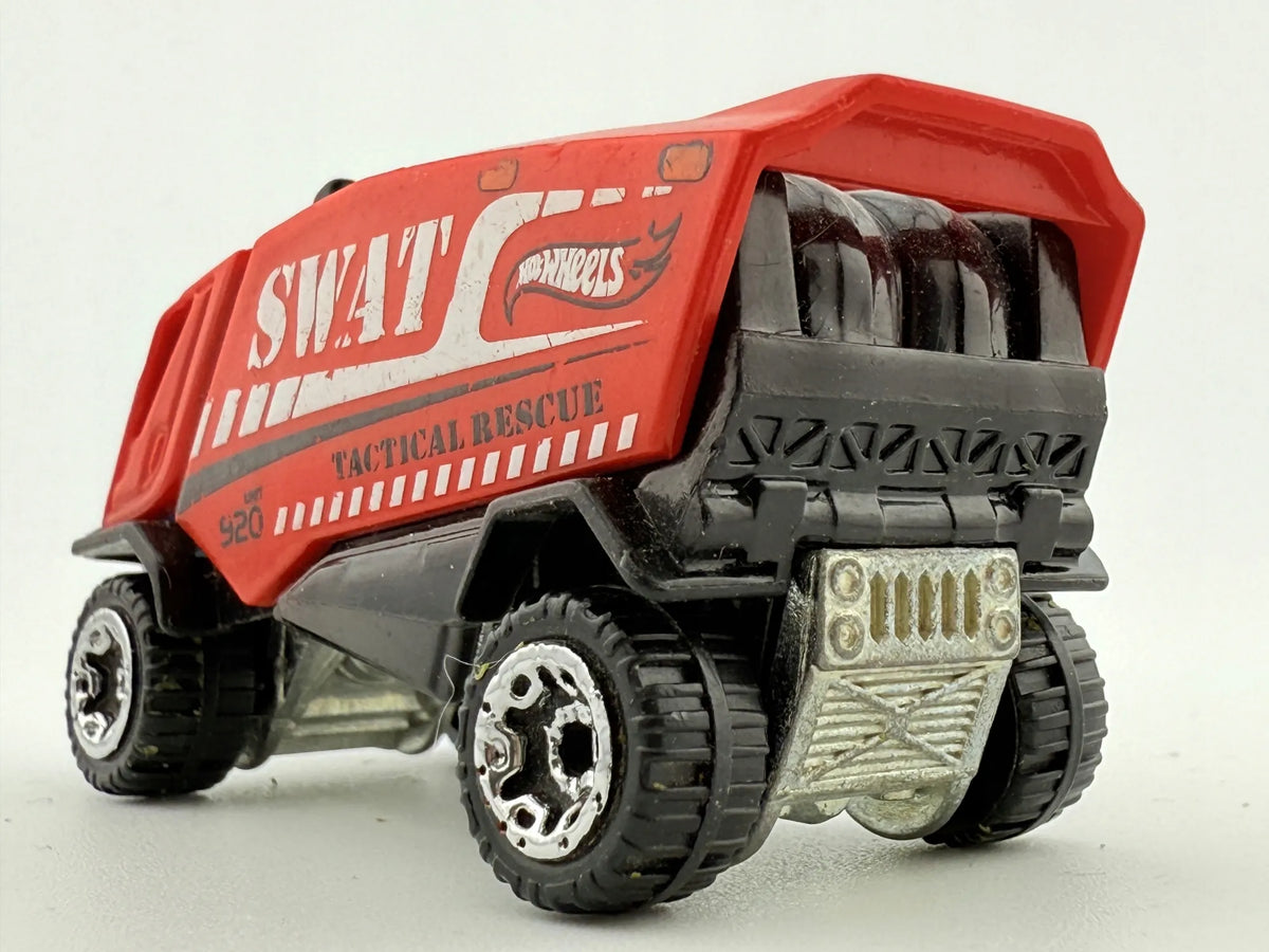 AERO POD, SWAT, Hot Wheels 2014, Resoraki, Die cast K05, Czerwony, 1:64 – zdjęcie 6