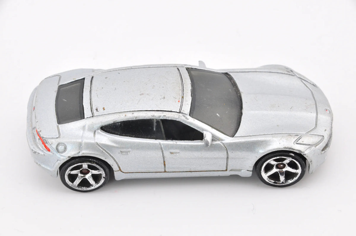 Fisker Karma, Matchbox 2010, Die cast Resoraki, Srebrny, 1:64 – zdjęcie 6