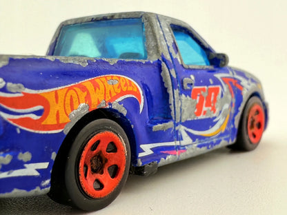 Ford F-150 Svt Lightning Hot Wheels 2020 Niebieski 1:64 – zdjęcie 6