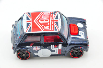 Morris Mini Hot Wheels 2014 Ciemnoniebieski 1:64 – zdjęcie 6