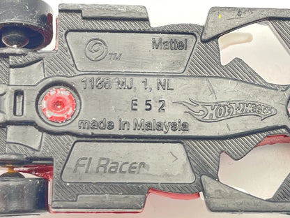 F1 Racer, Hot Wheels, Resoraki, Die cast 1:64, czerwony – zdjęcie 6