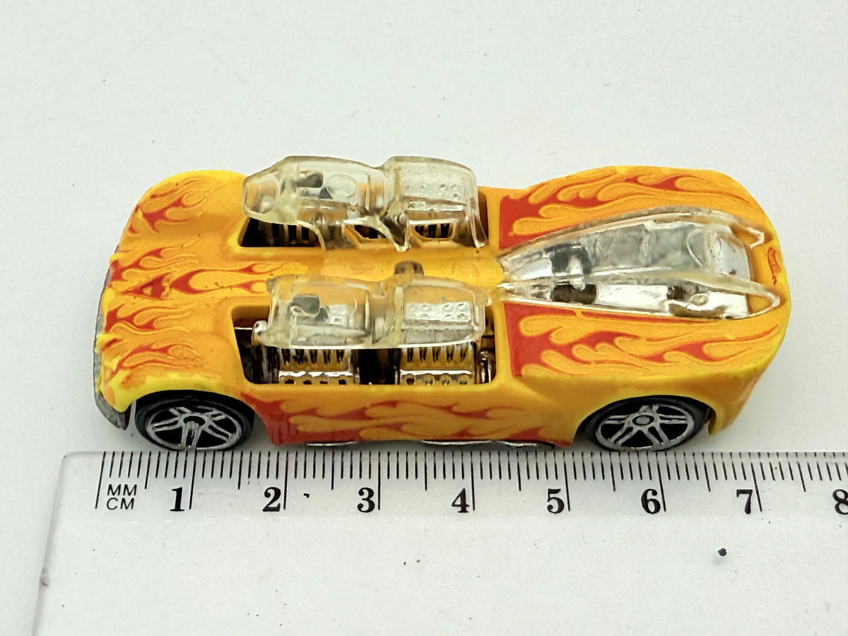 What-4-2 Hot Wheels 2004 Żółty Color Shifters 1:64 hot wheels – zdjęcie 6