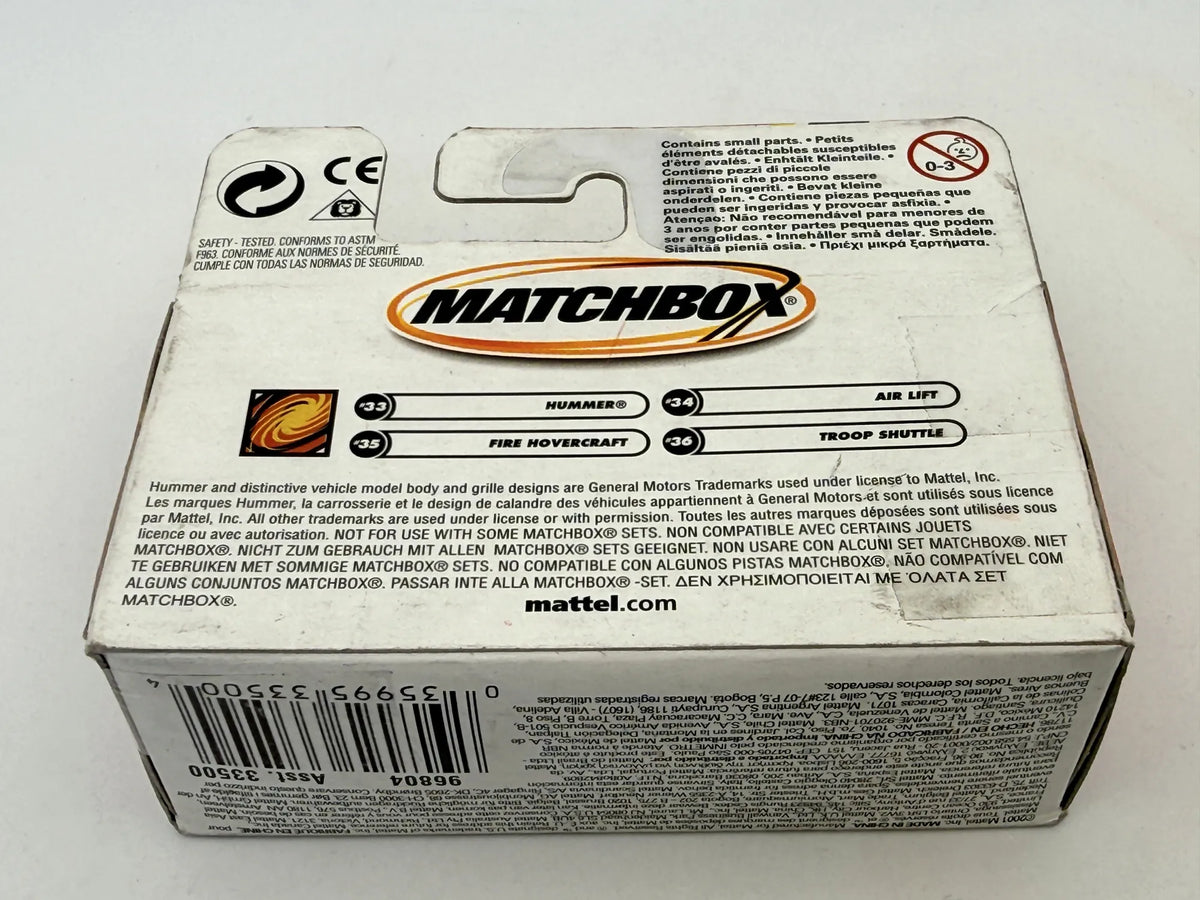 TROOP SHUTTLE 50th Anniversary Wojsko Matchbox 2001 Srebrny 1:64 – zdjęcie 6