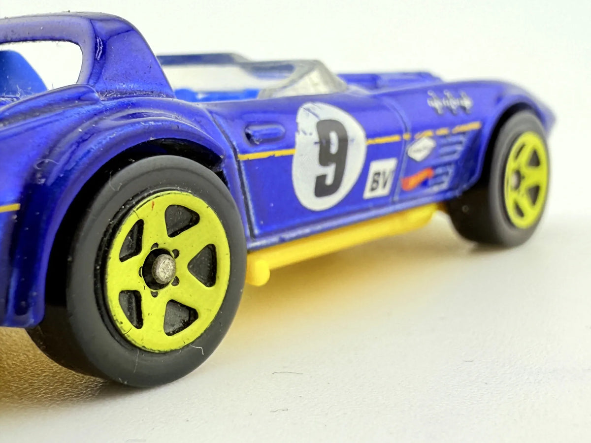 Corvette Hot Wheels Niebieski 1:64 Made in Malysh – zdjęcie 6