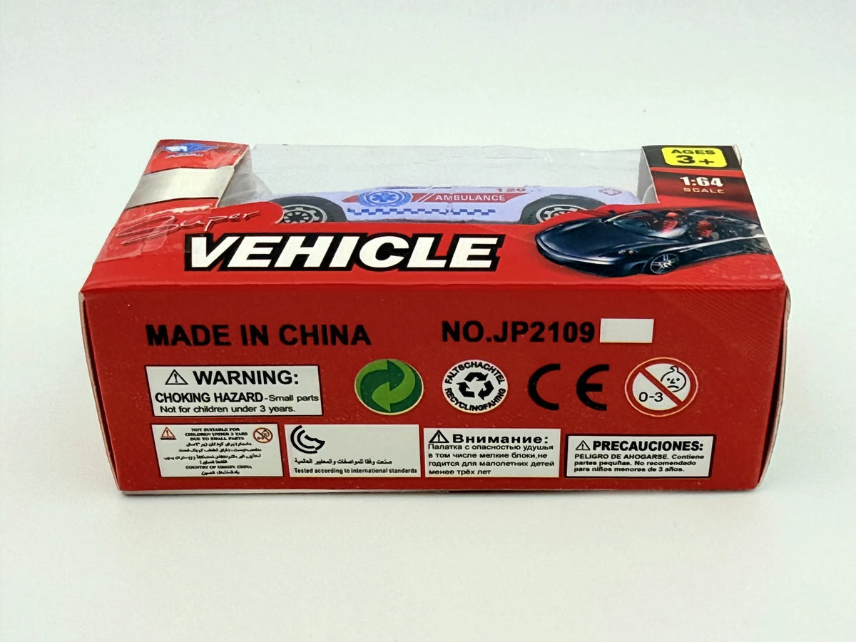 Ambulance, Karetka SUV, FEISU, Resoraki, die cast, 1:64 – zdjęcie 6