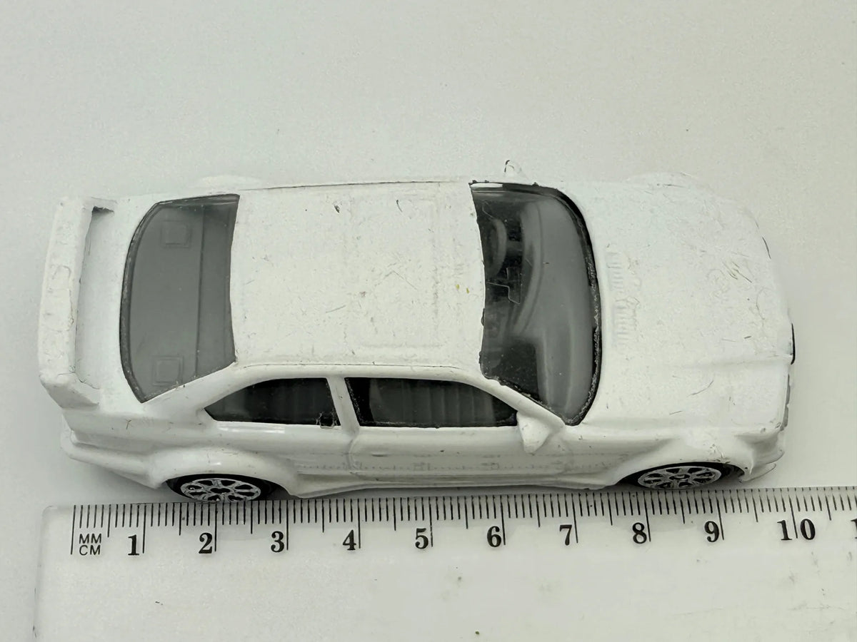 BMW M3, Bburago, Resoraki, die cast, 1:43, BIAŁY – zdjęcie 6