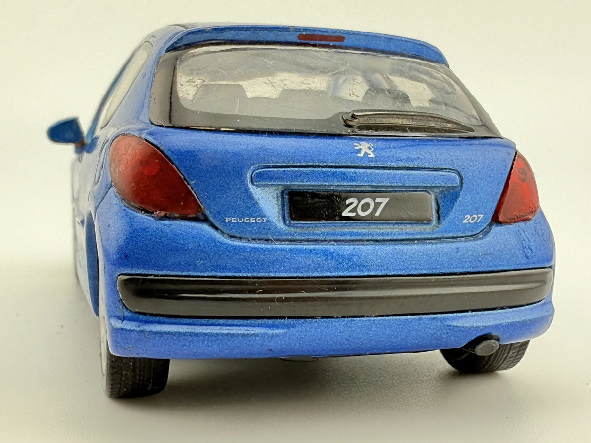 PEUGEOT 207, Welly, Die cast No.42370, Niebieski, 1:34, Resoraki – zdjęcie 6