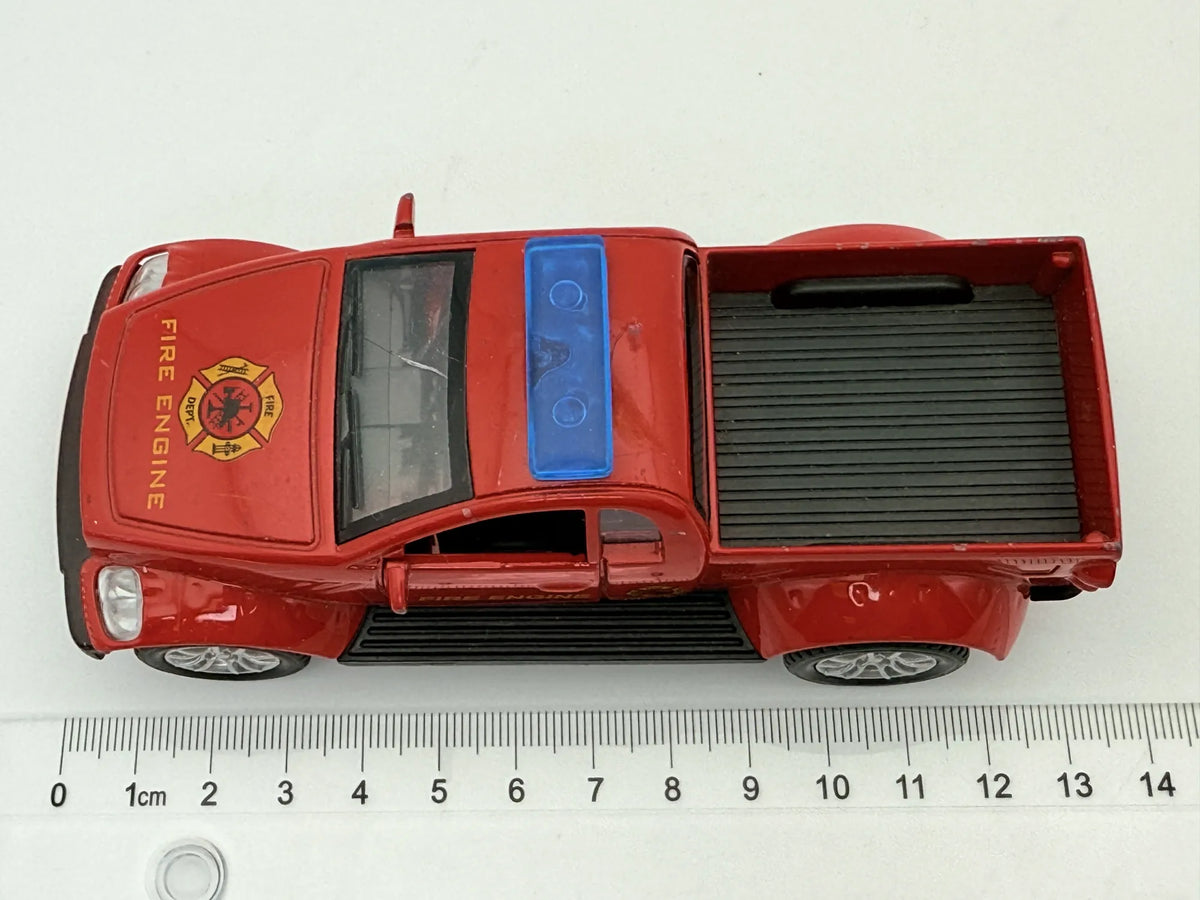 Dodge Power Wagon Fire Engine, Straż pożarna, Resoraki, die cast, 1:32 – zdjęcie 6