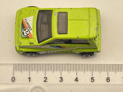 1985 HONDA CITY TURBO II, Hot Wheels 2017, Die cast FJV43, Zielony, 1:64 – zdjęcie 6