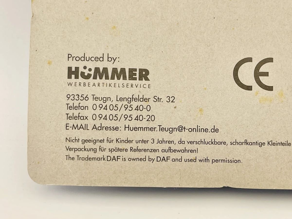 DAF 95XF Hümmer 1:87 Ciężarówka Promocyjna Franken Bräu Blister Niebieski – zdjęcie 6