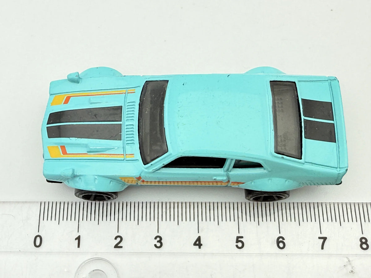 CUSTOM FORD MAVERICK, Hot Wheels 2017, Die cast FJV52, Turkusowy, 1:64 – zdjęcie 6