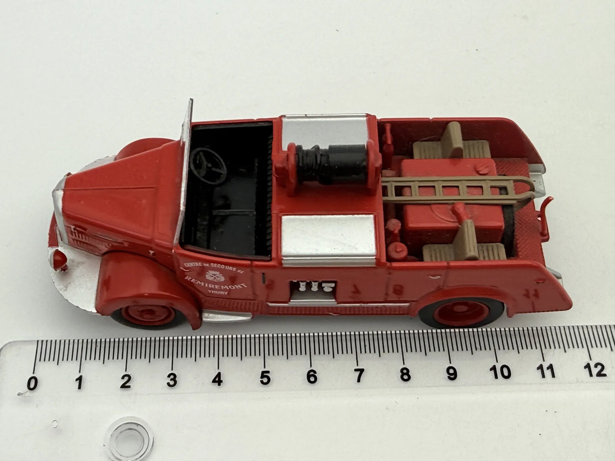 1950 LAFFLY BSS C3, Straż pożarna, Amer Com, Made in France, Die cast, 1:50 – zdjęcie 7