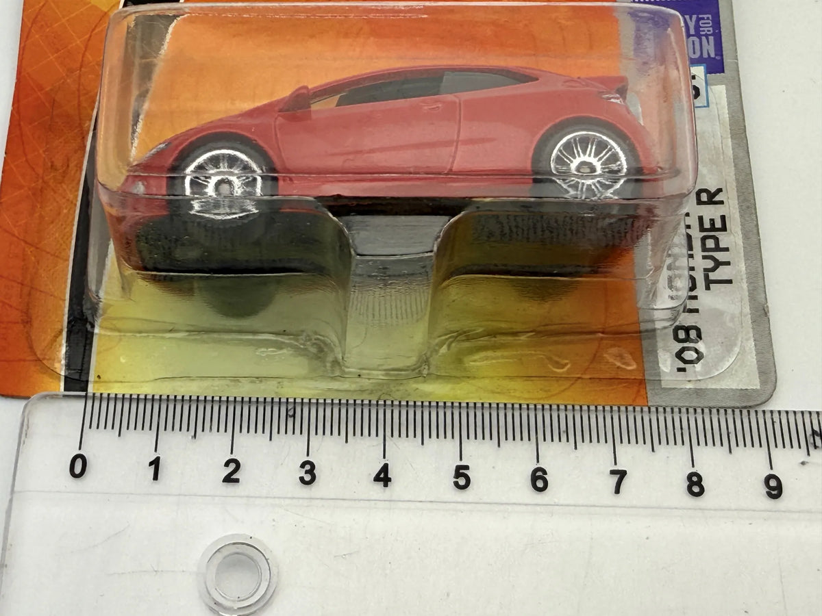 '08 HONDA CIVIC TYPE R MBX METAL Matchbox 2008 Czerwony 1:64 – zdjęcie 7