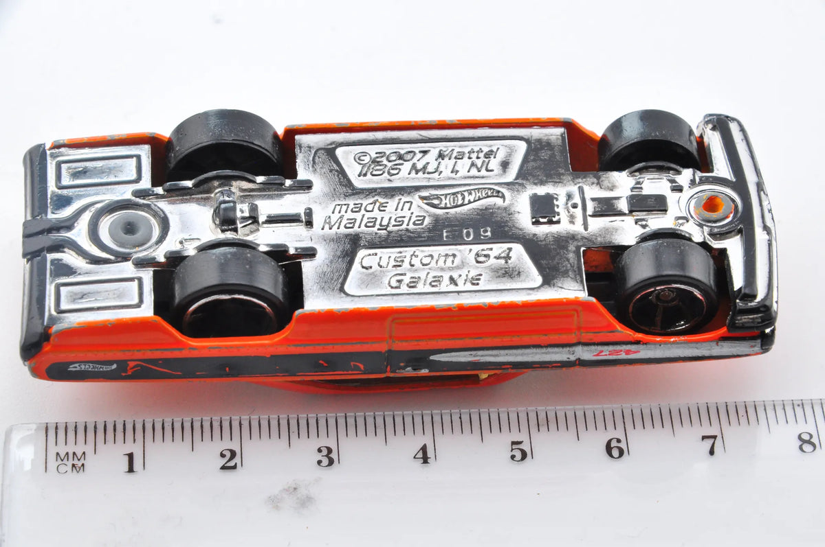 Custom Ford '64 Galaxie, Hot Wheels, die cast resoraki, 1:64 – zdjęcie 7