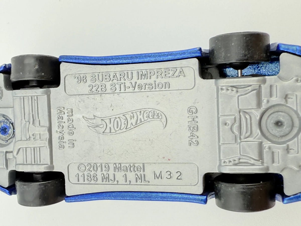 '98 SUBARU IMPREZA 22B STI-VERSION, Hot Wheels 2019, Die cast GHB42, 1:64 – zdjęcie 7