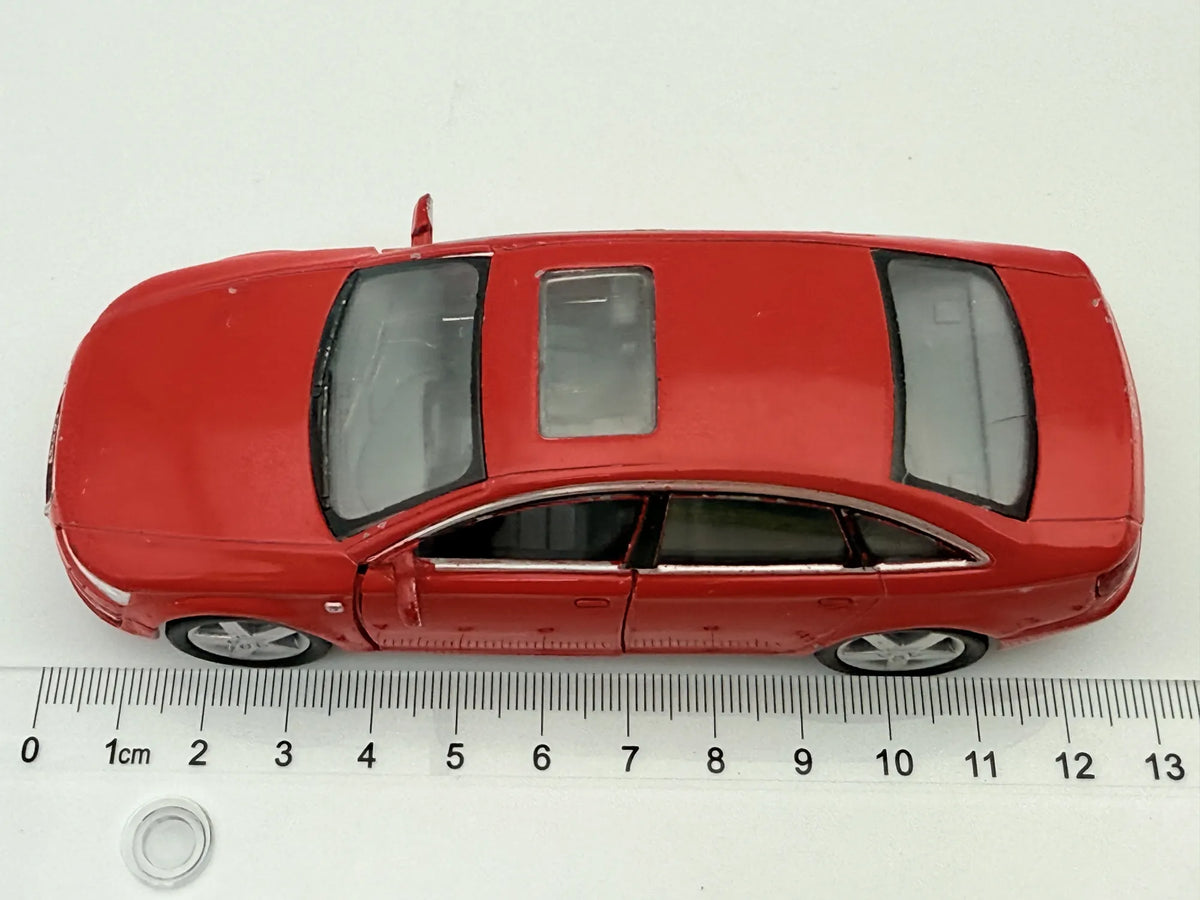 Audi A6, KINSMART, Resoraki, die cast, 1:38, czerwony – zdjęcie 7