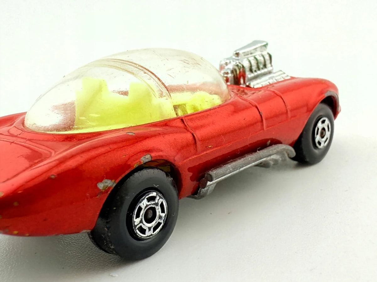 HOT ROD DRAGUAR Matchbox 1970 Czerwony 1:64 Made in England – zdjęcie 7