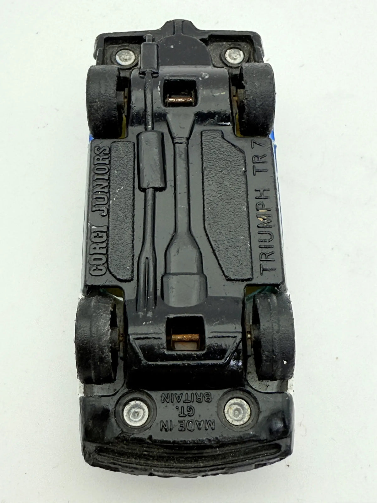 Triumph Tr7 Corgi Biała 1:64 Made in Wielka Brytania – zdjęcie 7