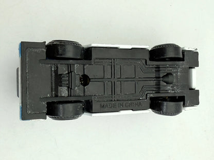 Wóz Drabinowy Police, Policja, Straż pożarna, Die cast Resoraki, Biały 1:64 – zdjęcie 7