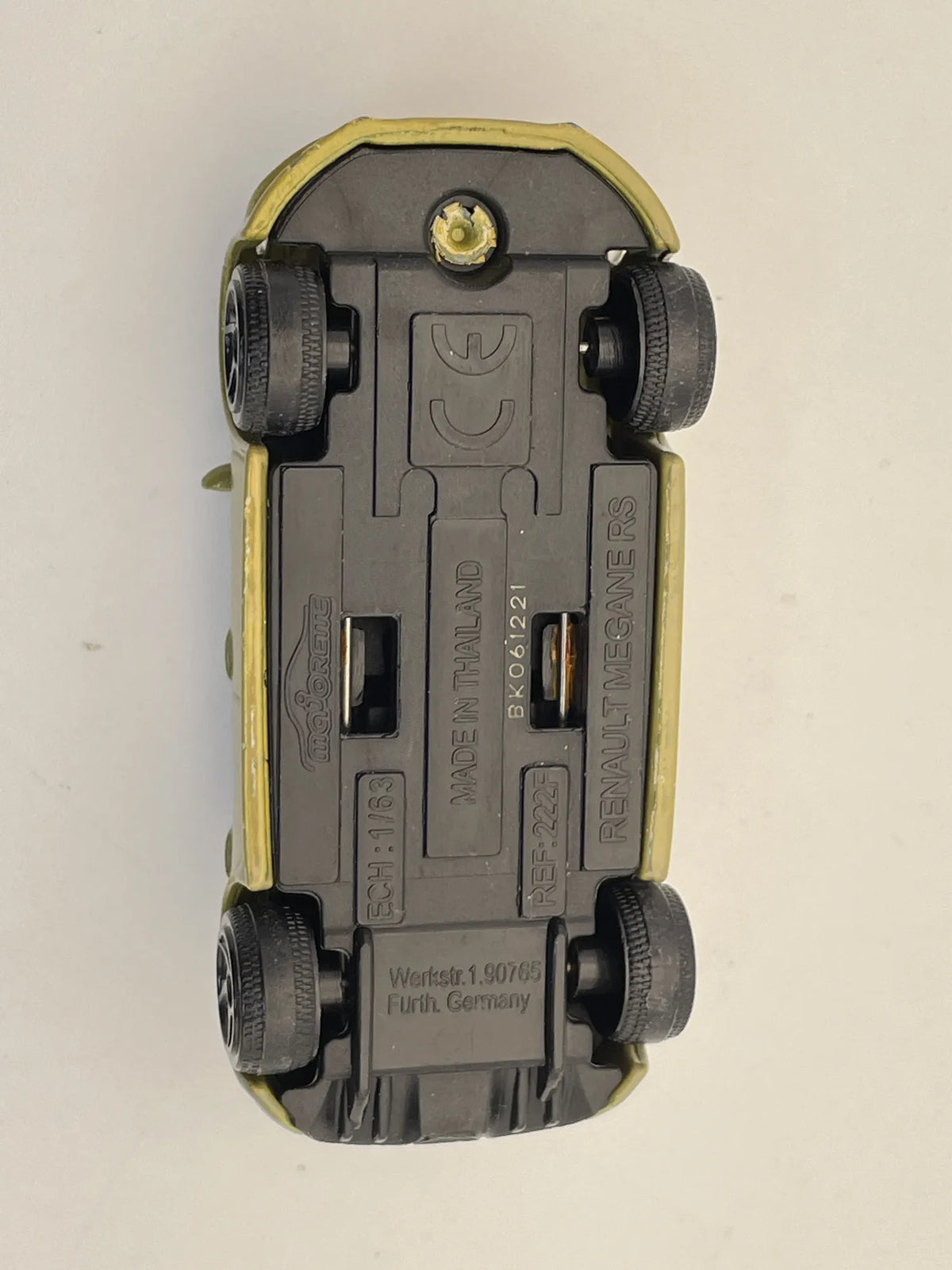 RENAULT MEGANE RS, Majorette, Die cast REF:222F Musztardowy, 1:63, Resoraki – zdjęcie 7