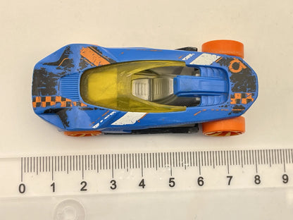 HW WARP SPEEDER, Hot Wheels 2019, Resoraki, Die cast, Niebieski, 1:64 – zdjęcie 7