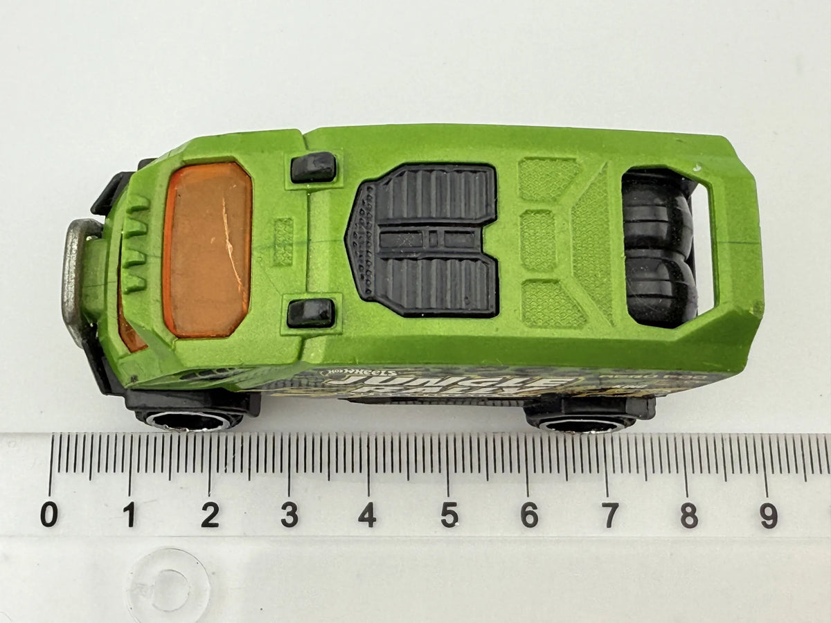 AERO POD, Jungle Rally, Hot Wheels 2014, Die cast LCB00060, Zielony, 1:64 – zdjęcie 7
