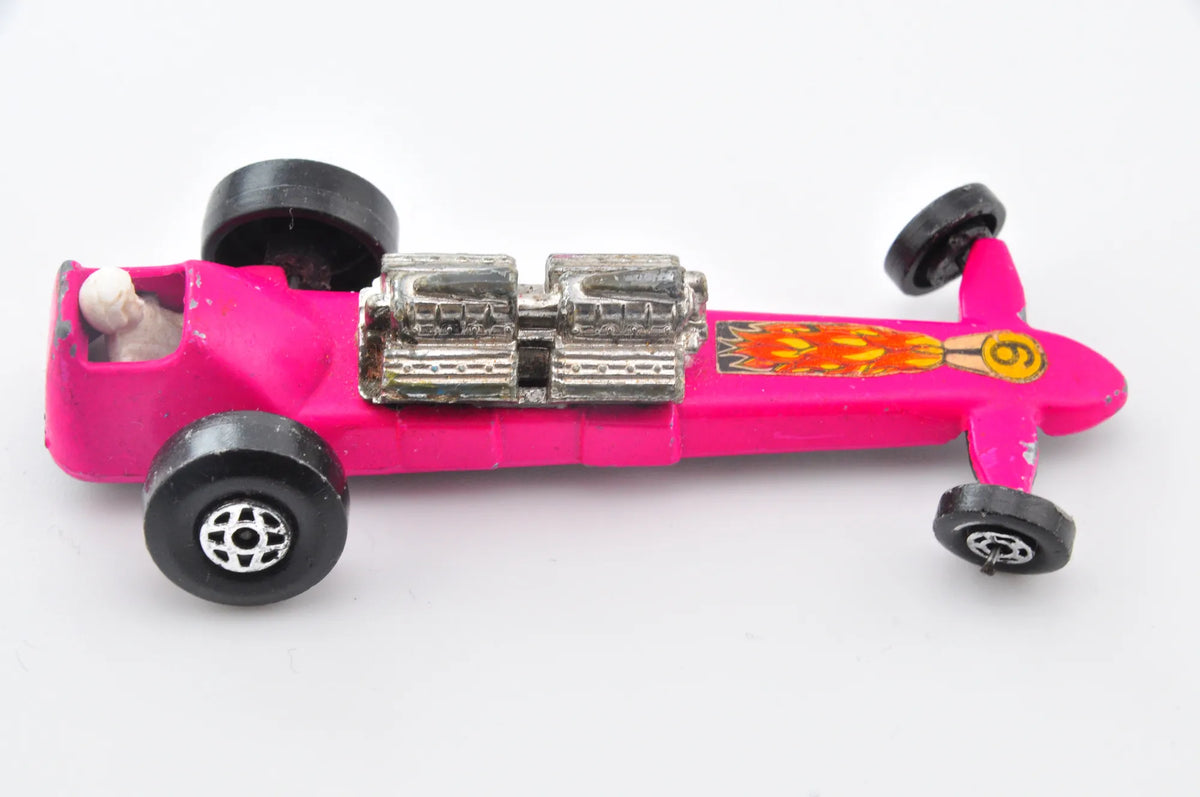 Slingshot Dragster, Matchbox 1974, Made in England, Die cast, Różowy, 1:64 – zdjęcie 7