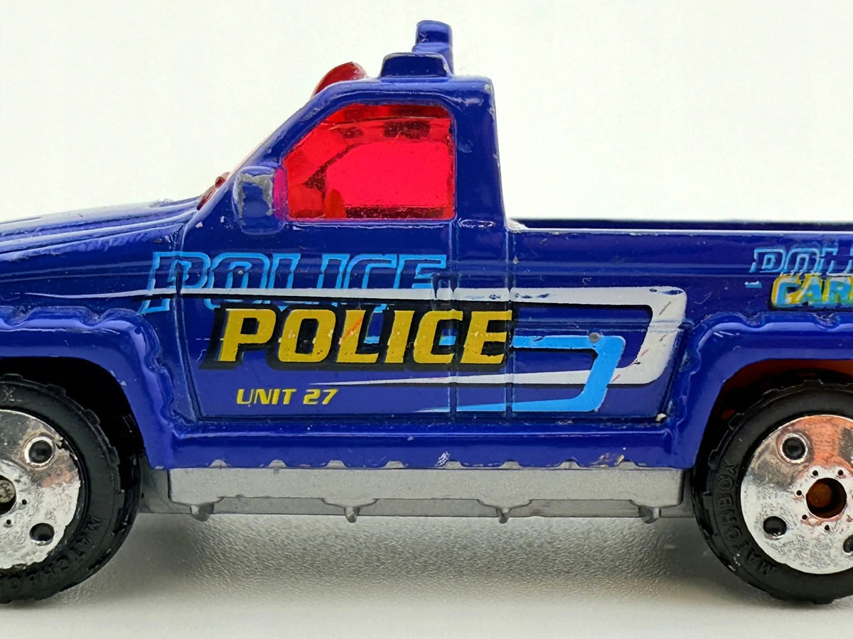 TROOP CARRIER POLICE, Matchbox 2000, Die cast, Niebieski, 1:64, Resoraki – zdjęcie 7